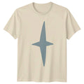 Minimalist Geometric Star Design T-Shirt Minimalism Abstract Birthday Gift