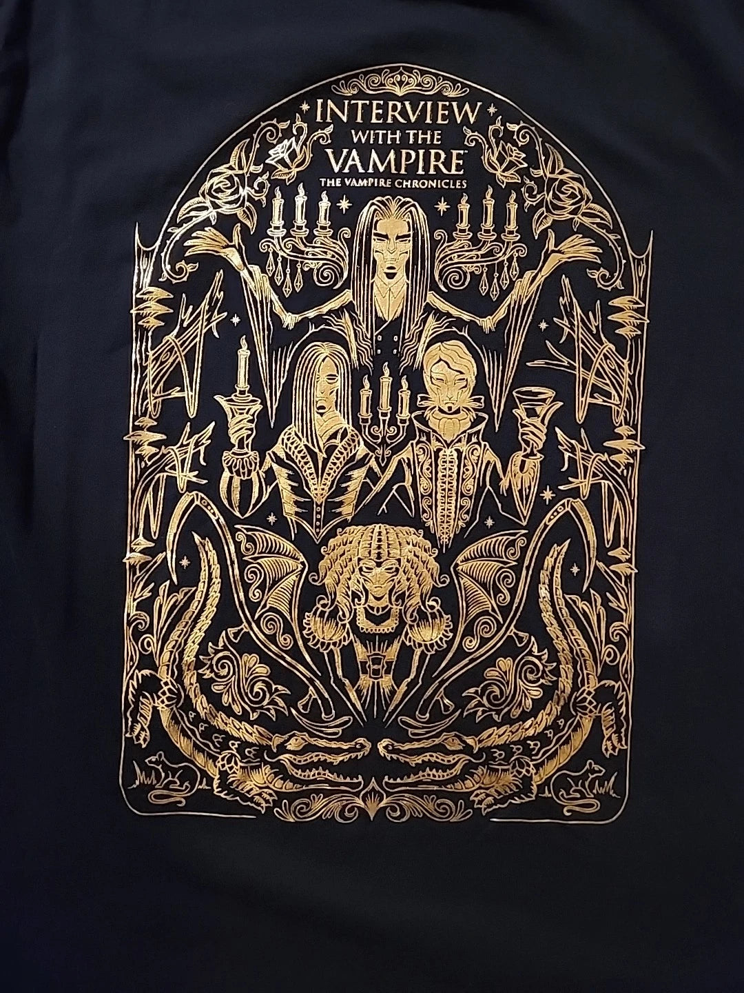 Interview With The Vampire Large Black T Shirt The Vampire Chronicles