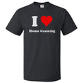 I Love Home Canning T shirt I Heart Home Canning Tee