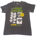 Ripple “Free Plant Therapy” Graphic T-Shirt Size Medium Washed Gray Botanical