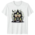 Coquette Haunted House Womens T-Shirt Coquette Halloween Halloween Gift For Her