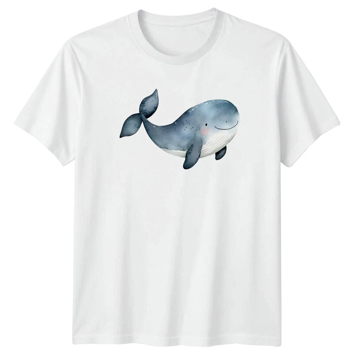 Cute Blue Whale T-Shirt Ocean Life Gift For Him And Her
