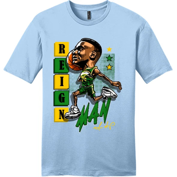 NEW STREETWEAR ON DEMAND TOON REIGN MAN Tee Shirt ICE BLUE S-4XLARGE MADE IN USA