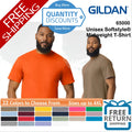 🔥 Gildan Men's Softstyle Cotton & Blends Midweight T-Shirt Up To 4XL 65000