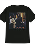Men's 90s Hip-Hop Printed T-Shirt - Black Urban Street Style Printed Design Insp