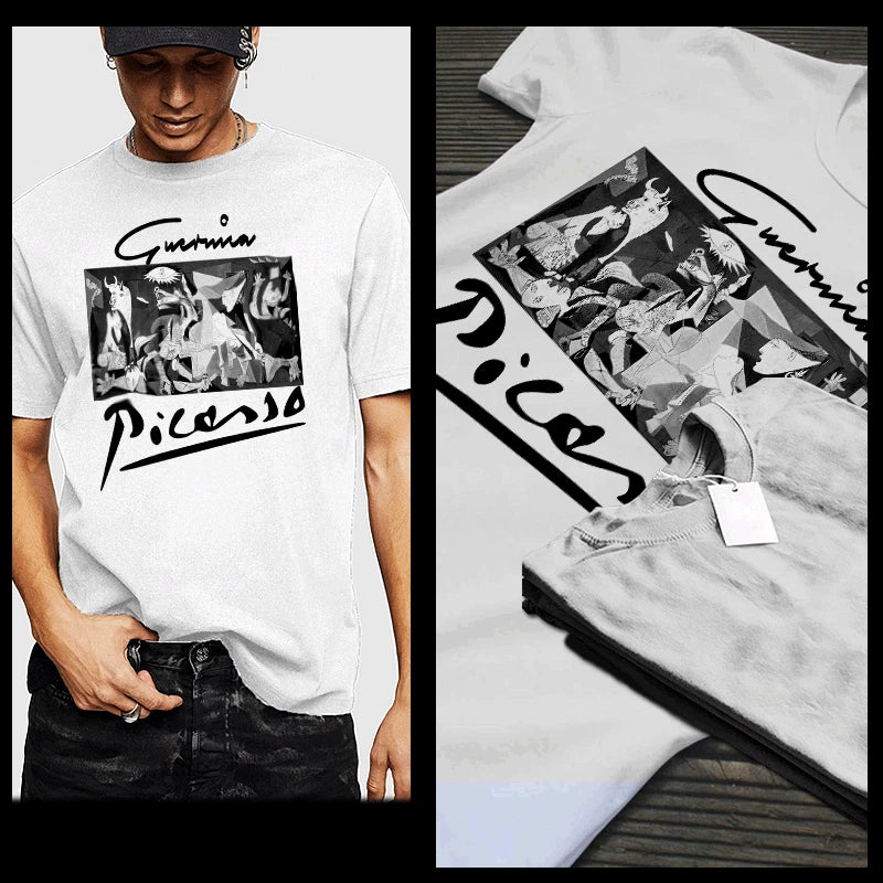 Pablo Picasso t-shirt Guernica painting Spanish Cubist Painter abstract art tee