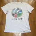 Imogene Willie Space Camp Shirt Medium Cream Retro USA Handmade Luxury Rare