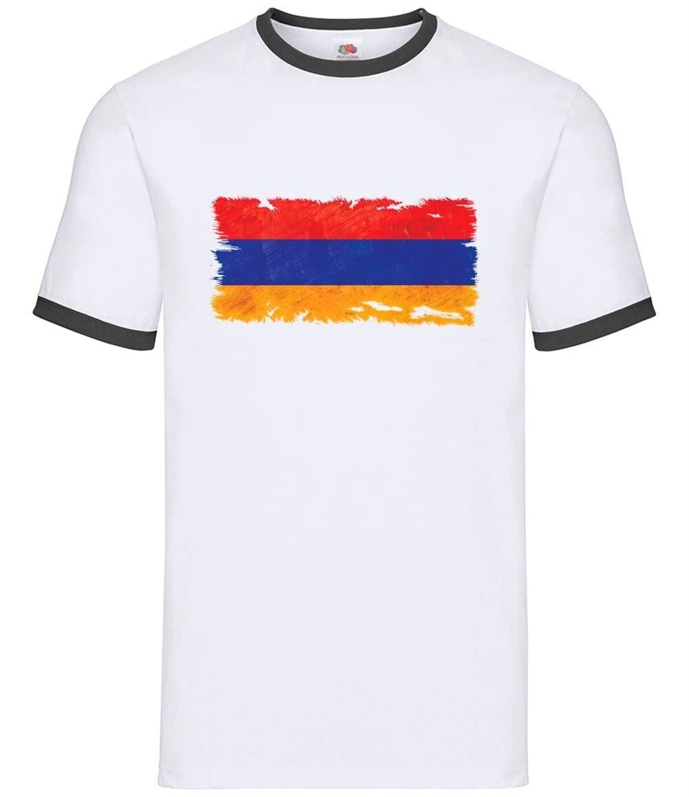 Armenia Grunge Flag - Men Contrast - Yerevan Asia Flags Country Gift
