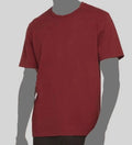 $80 Vince Men's Red Solid Garment Dye Short-Sleeve Cotton Crew T-Shirt Size M
