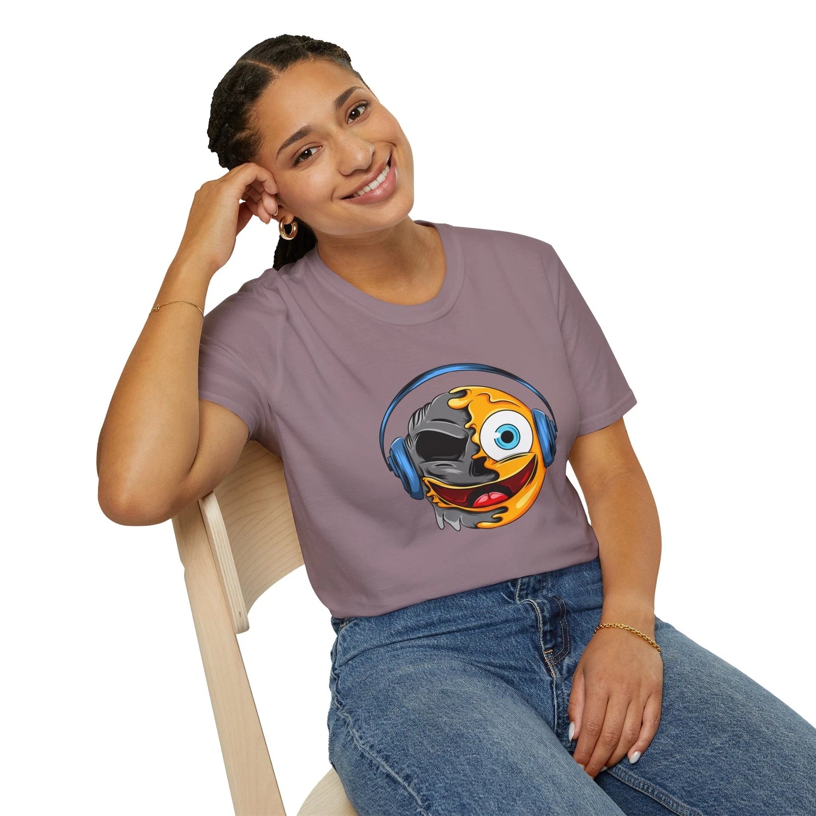 Music Lover Graphic Tee, Trendy Unisex Softstyle T-Shirt, Fun Casual Wear, Gift