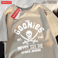 The Goonies Never Say Die T Shirts Men Women Comfortable Crewneck Tshirt Breatha