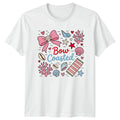 Bow Coasted Womens T-Shirt Coquette Aesthetic Beach Summer Holiday Gift For Her