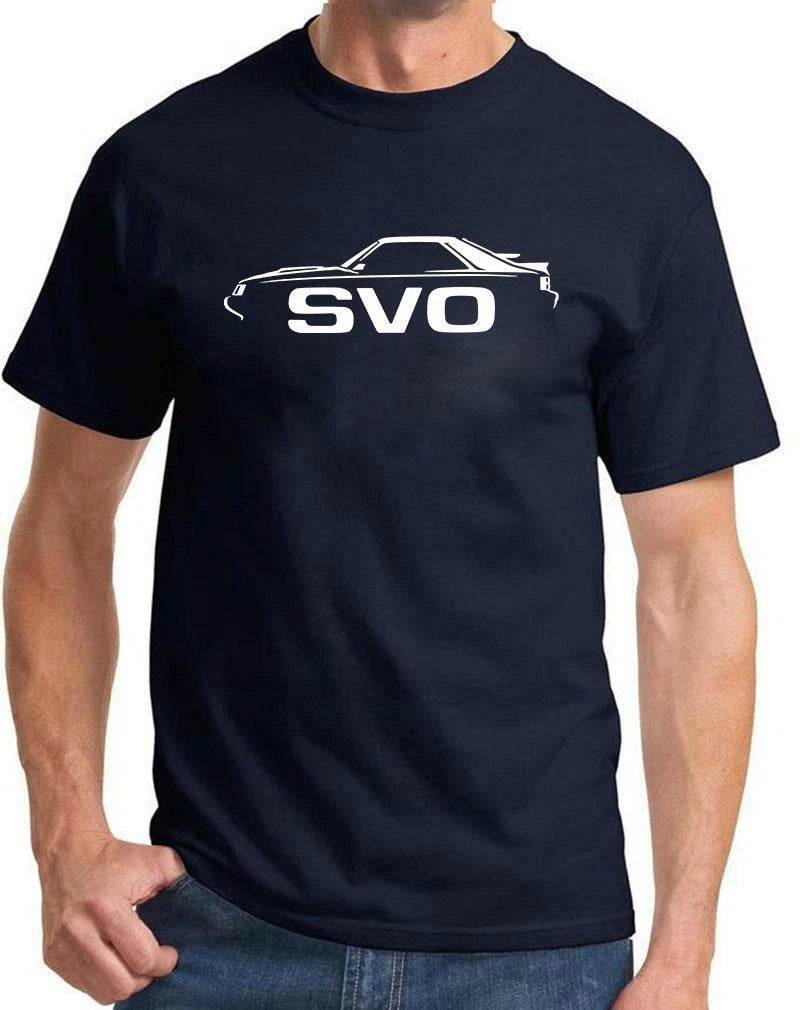 1984 1985 1986 Ford SVO Mustang Turbo Outline Design Tshirt NEW COLORS