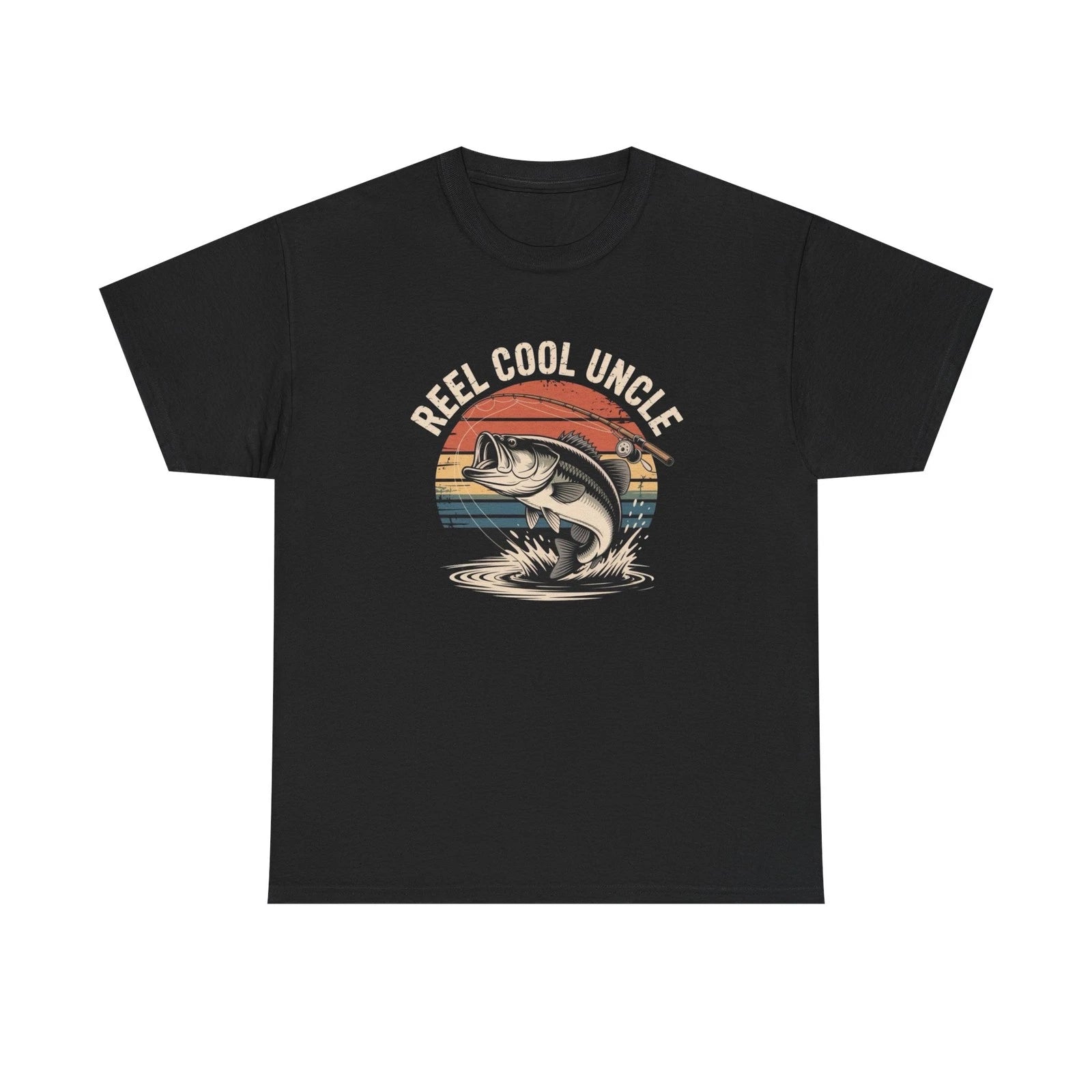 Reel Cool Uncle Graphic T Shirt NEW Adult Unisex Heavy Cotton Tee