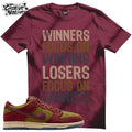 Shirt To Match SB Dunk Low Dark Team Red Olive Flak Unisex Tee Gym Shirt