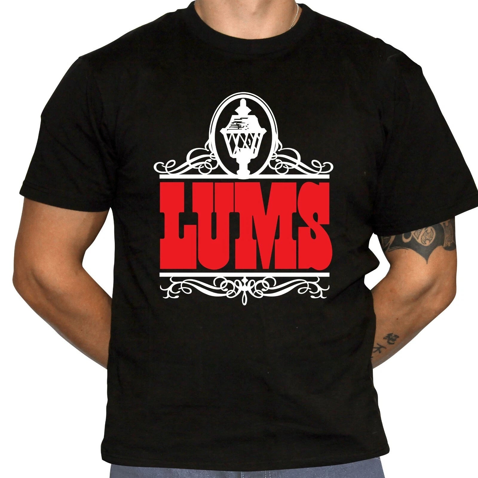 LUMS Restaurant Logo - Defunct Restaurant Chain - 100% Preshrunk Cotton T-Shirt