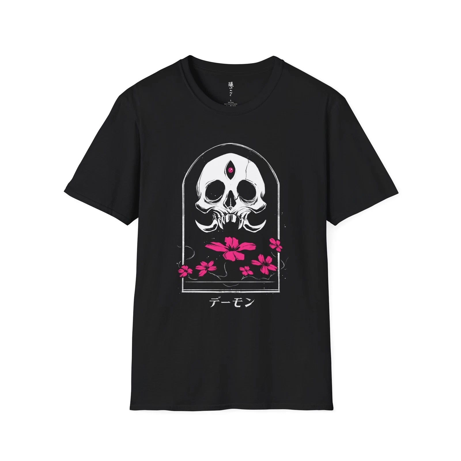 Dark Aesthetic Japanese Tarot Unisex T-Shirt, Softstyle Tee, Goth Clothing