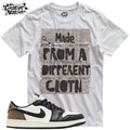 Shirt To Match 1 Low OG Mocha Unisex Tee Sneaker Shirt Gym Shirt For Sneaker Tee