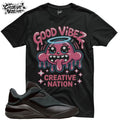 Shirt To Match 001 Black Unisex Tee Sneaker Shirt Good Vibez Shirt