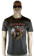 Cool Amplified Iron Maiden The Trooper Metal Rock Star Vintage T-Shirt XL 54
