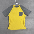 Banana Republic T Shirt Mens Size Medium M Short Sleeve Solid Yellow