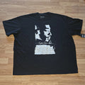 BoohooMAN 2Pac Black White Graphic Tee 5X Oversized Streetwear Big Tall NWT