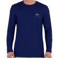Guy Harvey Mens Crew Neck Long Sleeve Graphic T-Shirt UPF 50 Size XL-2XL