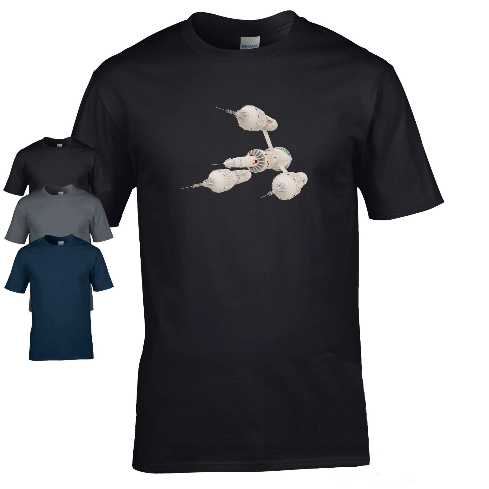 Blake's 7 Liberator t-shirt cult Sci-Fi TV series Zen Terran Federation