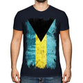 Bahamas Grunge Flag Mens T-Shirt Bahamas Football Jersey Gift