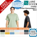 🔥 Lane Seven Urban Heavyweight T-Shirt Ringspun Cotton up to 3XL LS16005