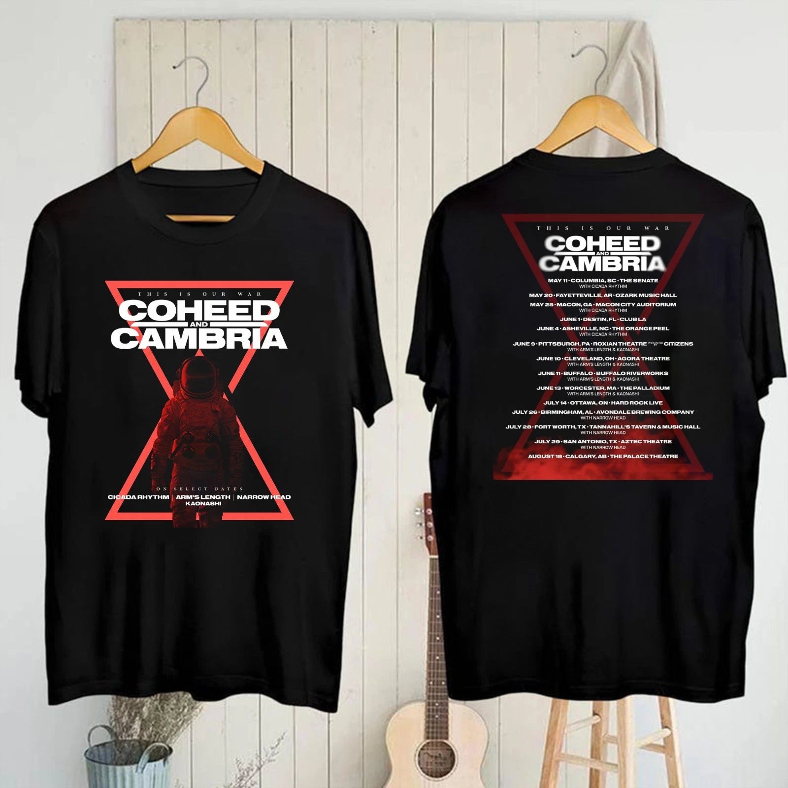 New Coheed and Cambria Tee This is our war 2026  S-5XL Shirt MD725