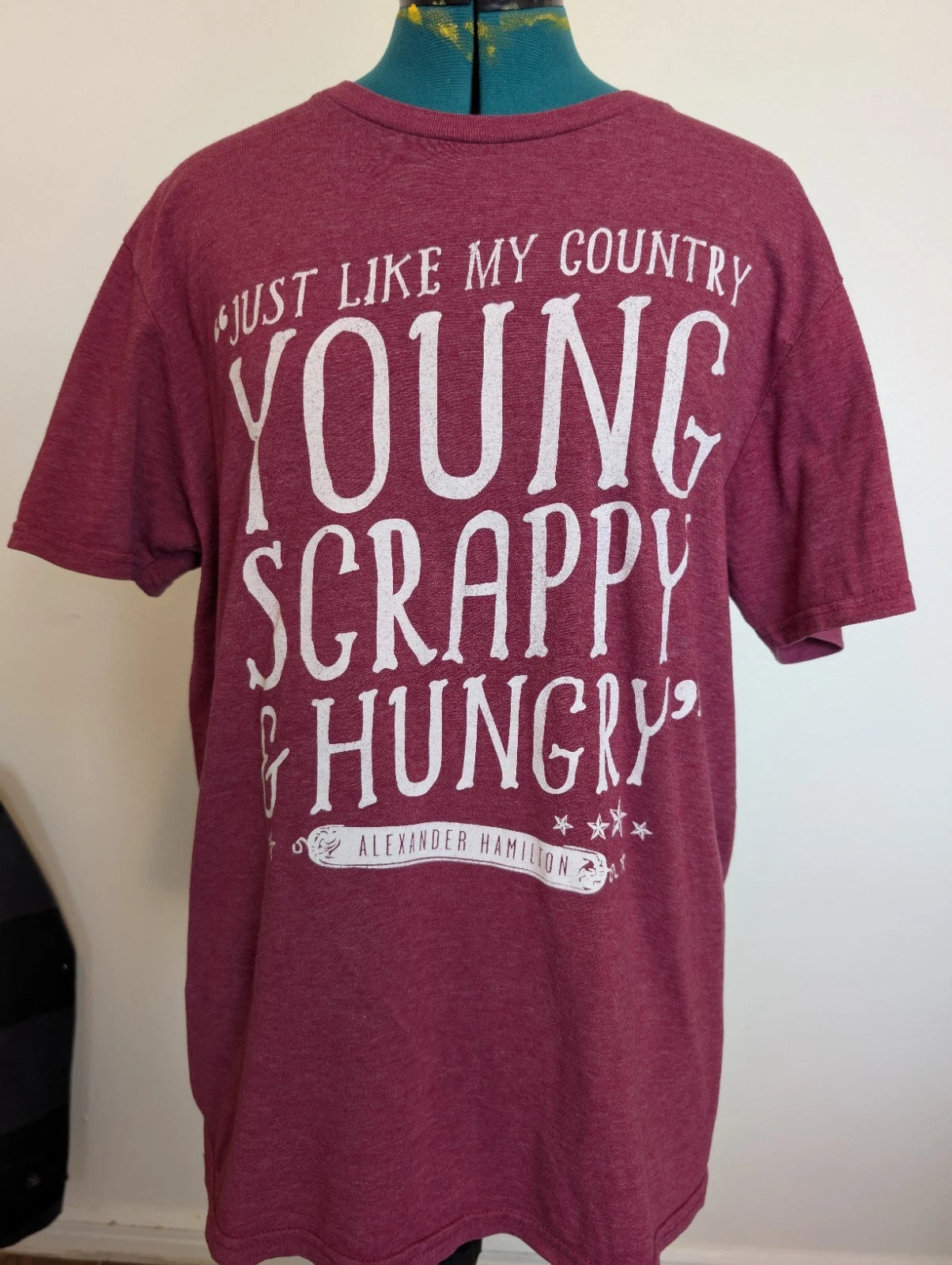 Creative Goods x Hamilton Official Show Young Scrappy & Hungry T-shirt Size L