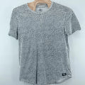BKC Shirt Mens 2XL Gray Textured Knit Crewneck Short Sleeve Casual Soft Comfort