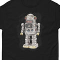 Basic Bob - Classic T-shirt Graphic Tee Funny Cool Robot Toy Sketch Art