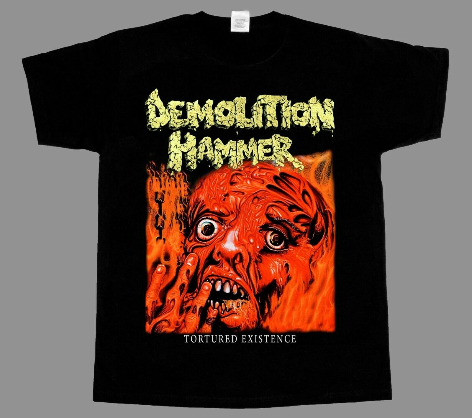 DEMOLITION HAMMER TORTURED EXISTENCE NEW BLACK SHORT/LONG SLEEVE T-SHIRT