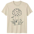 Spotted Fungi Celestial Magic Mushroom T-Shirt Aesthetic Nature Birthday Gift