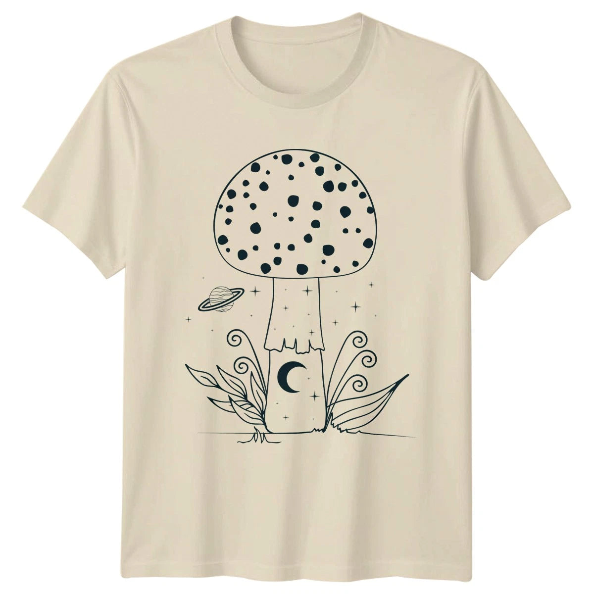 Spotted Fungi Celestial Magic Mushroom T-Shirt Aesthetic Nature Birthday Gift