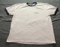 Old Navy T Shirt Men's XL Logo Print Minimalist Preppy Coastal White Tee