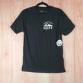 Neff Forever Fresh Mountains Hike T Shirt Mens Small Black Graphic Print Cotton