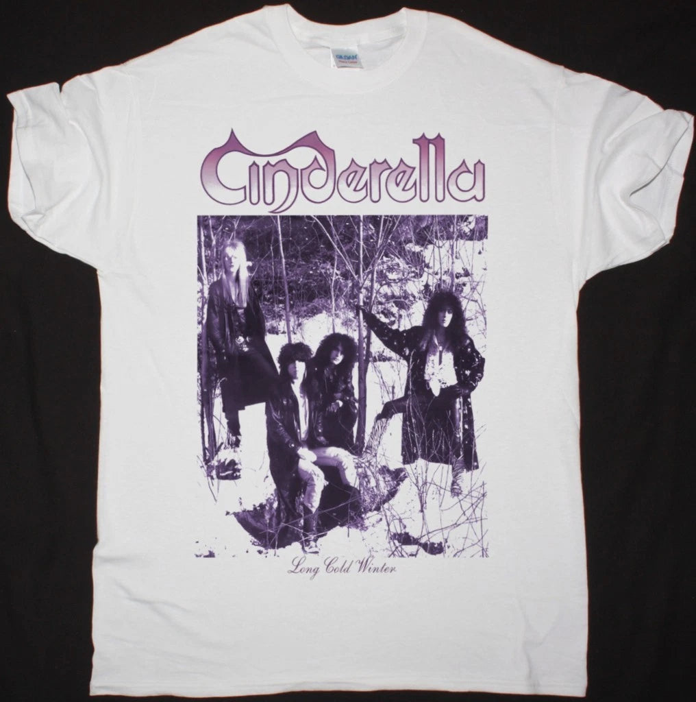 CINDERELLA LONG COLD WINTER WHITE T-SHIRT  TARIFFS INCLUDED