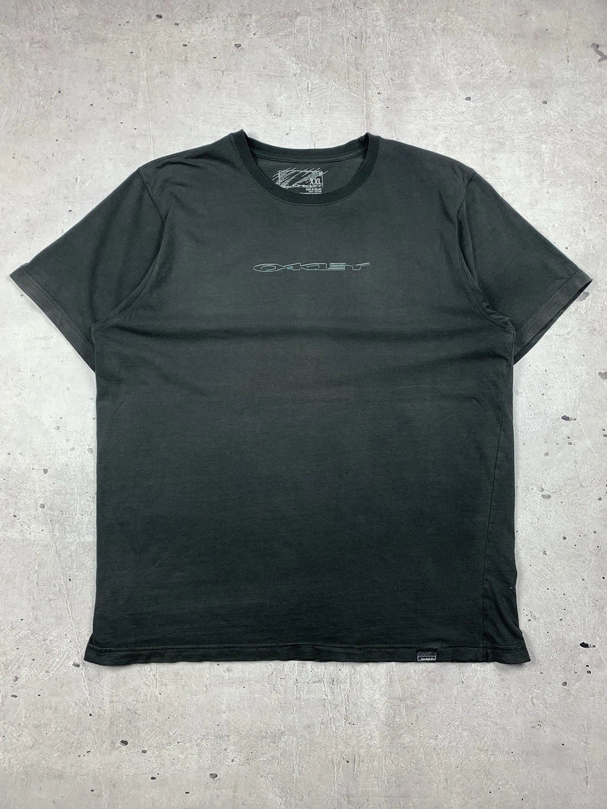 Oakley Logo T-Shirt Black Minimalist Graphic Streetwear XXL