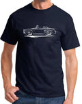 MG Midget Sports Car Redline Design Tshirt NEW COLORS