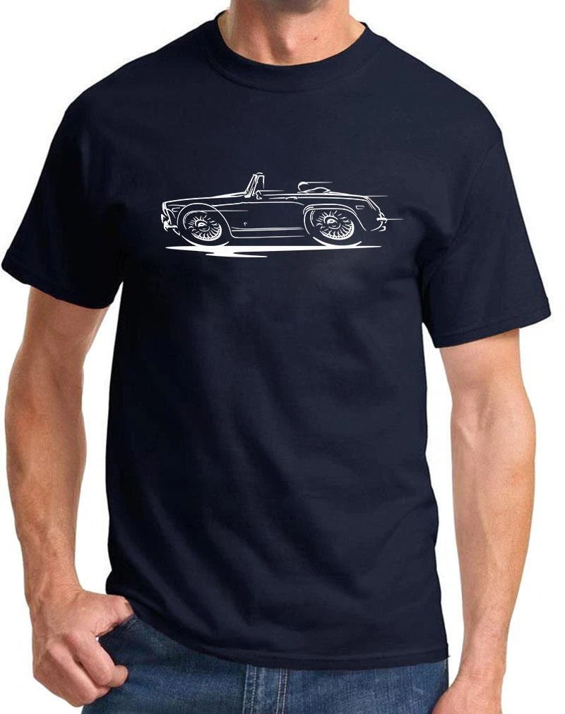 MG Midget Sports Car Redline Design Tshirt NEW COLORS