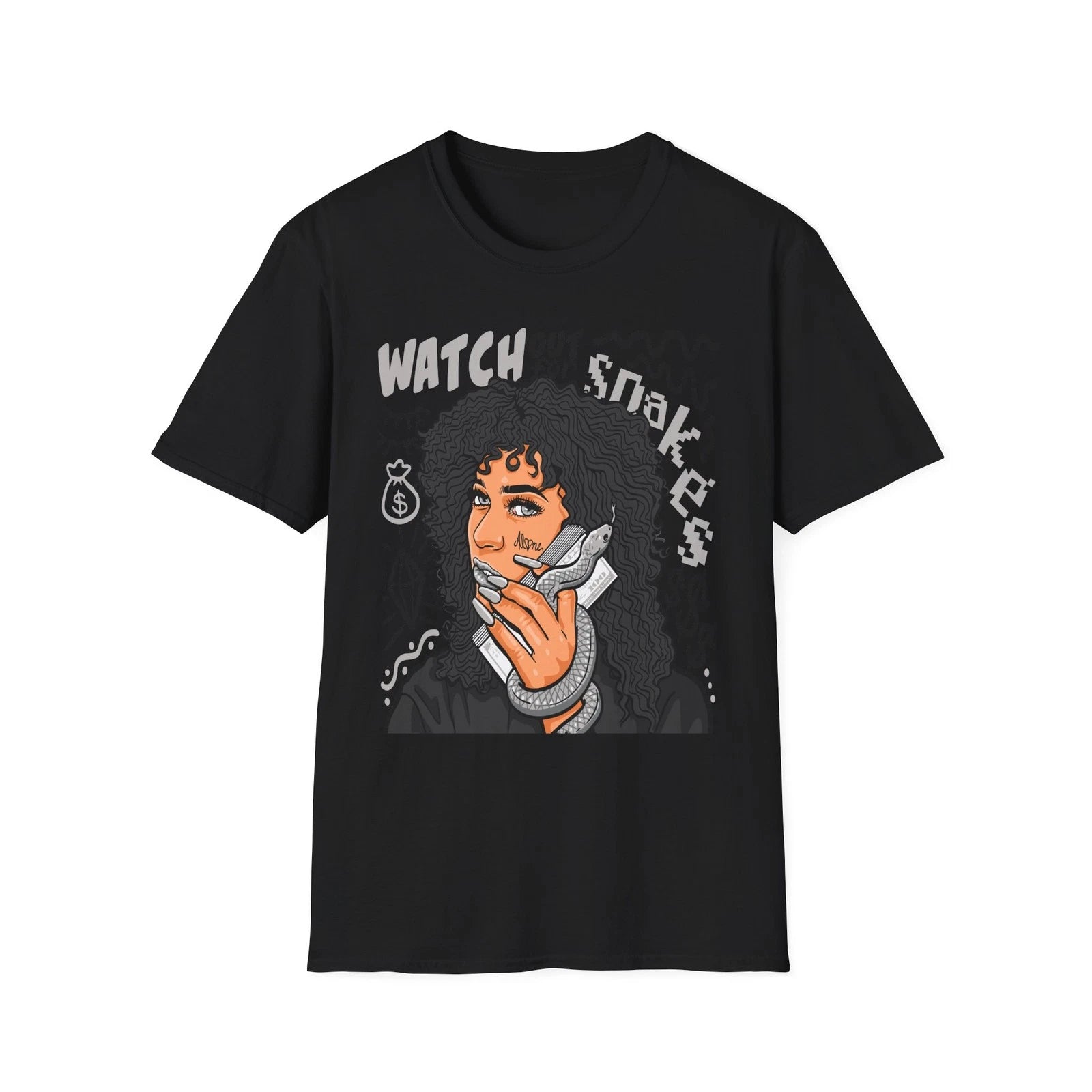 Watch Out for Snakes Unisex Softstyle T-Shirt - Trendy Graphic Tee, Casual [...]