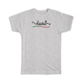 Gift T-Shirt : Kuwait Flag Colors Kuwaiti Travel Expat Country Minimalist