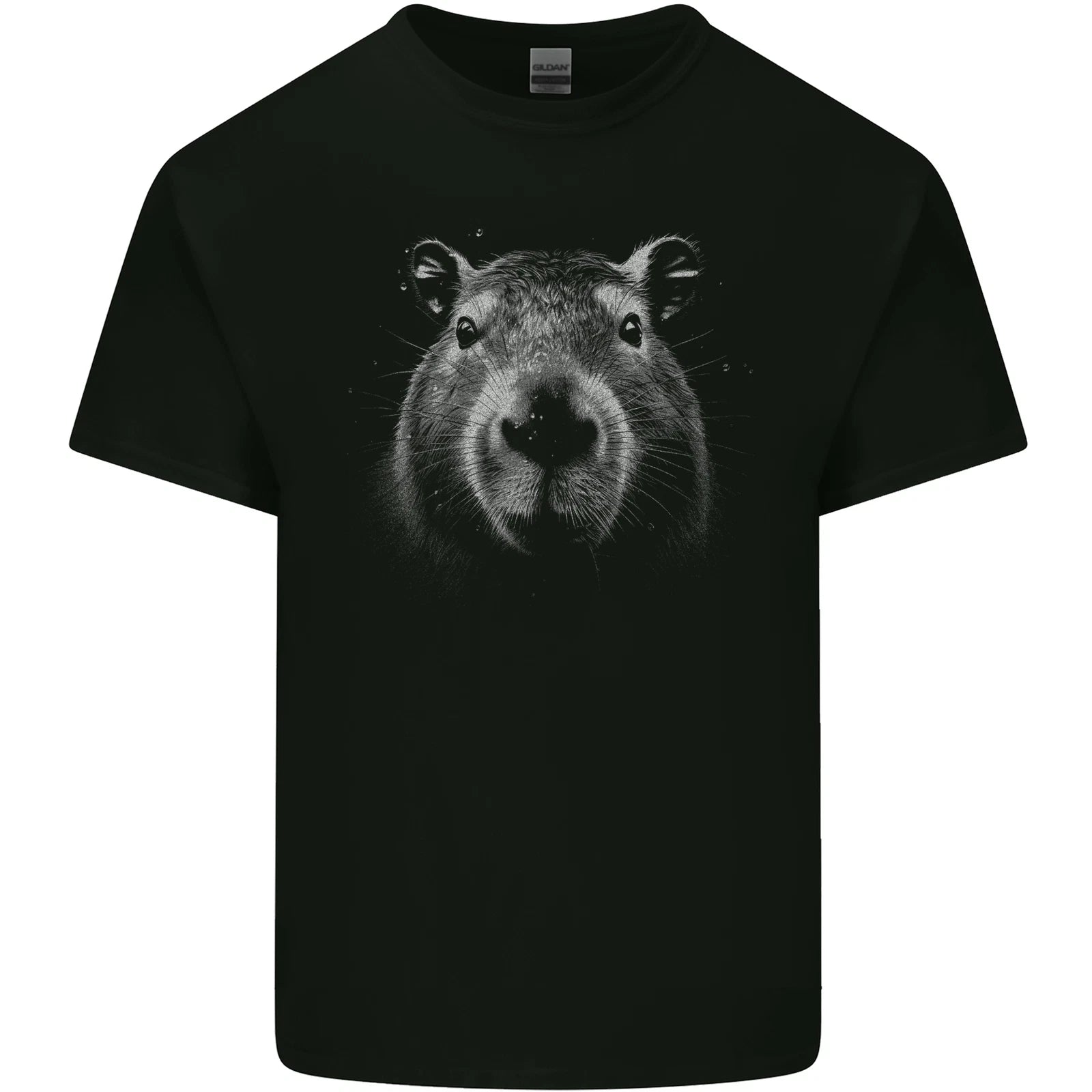 A Cool Capybara Mens Cotton T-Shirt Tee Top