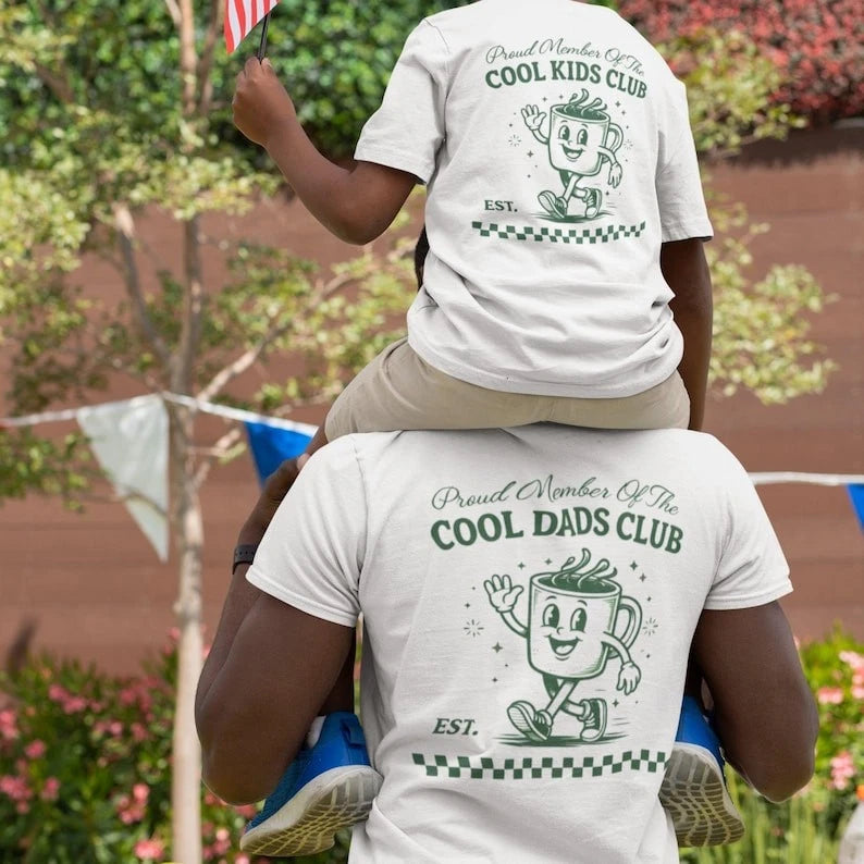 Cool Dads Club Shirt – Personalized dad and child matching shirt, Matching