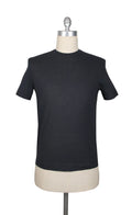 Kired Dark Blue Solid Crewneck Cotton T-Shirt - Extra Slim - (KR6120234)