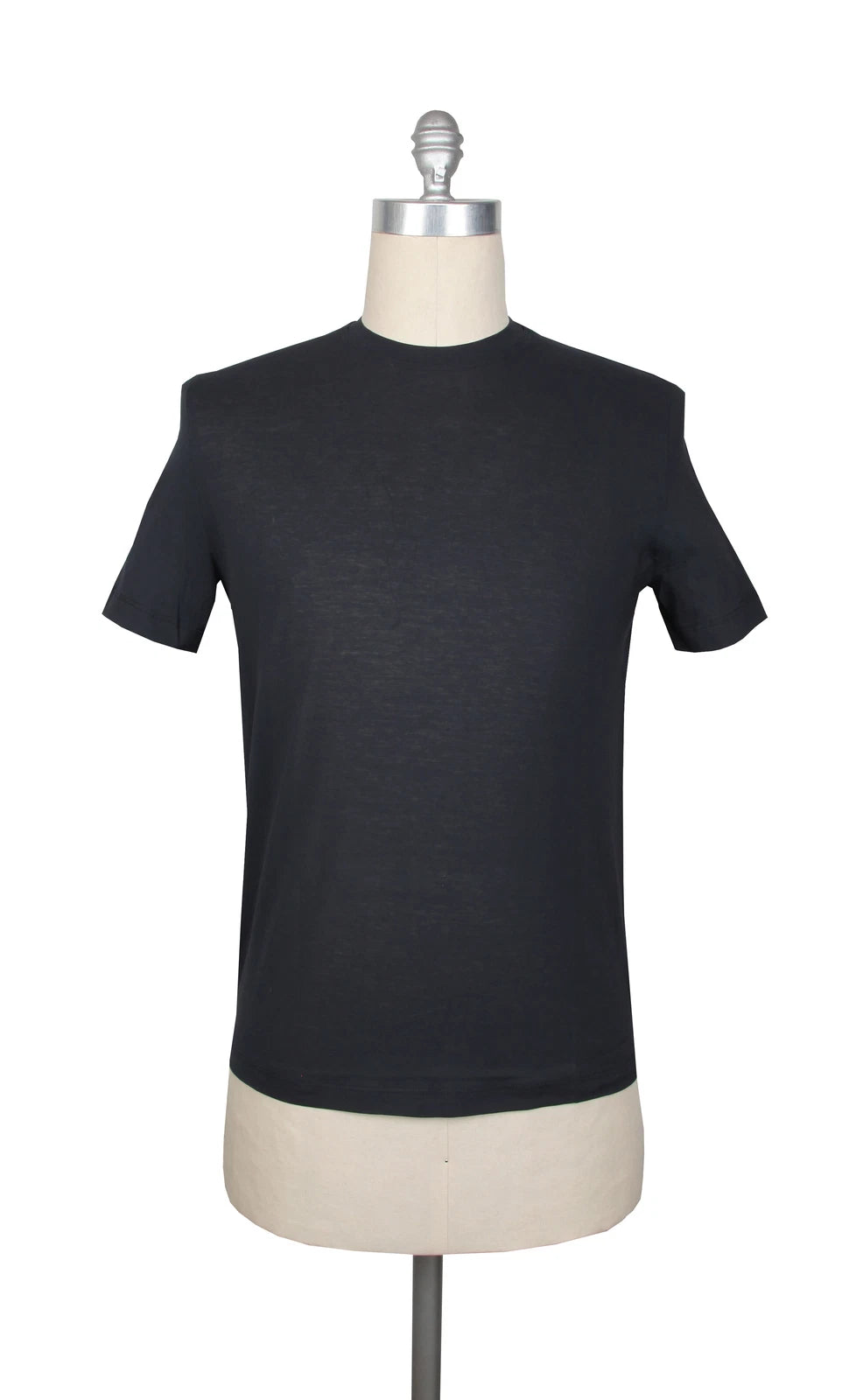 Kired Dark Blue Solid Crewneck Cotton T-Shirt - Extra Slim - (KR6120234)