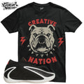 Shirt To Match AE 2 Black White Red Unisex Tee Sneaker Shirt Dog Shirt